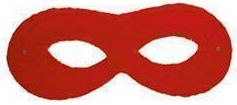 verkoop - attributen - Themafeest - Oogmasker rood